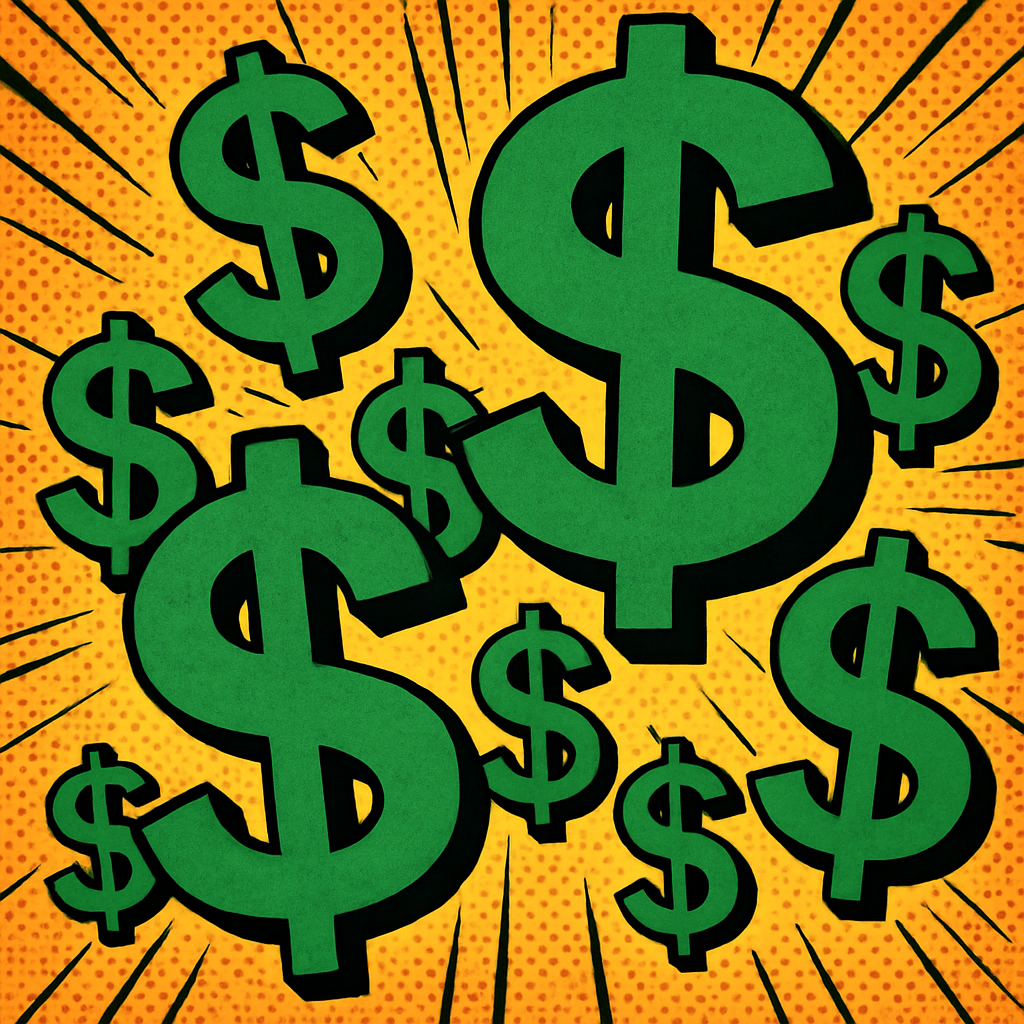 comicbook Dollar Signs